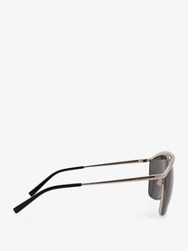 Saint Laurent Women's Metal Sunglasses Silver