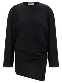 The Attico Metallic Detail Dress Black