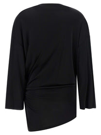 The Attico Metallic Detail Dress Black
