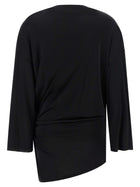 The Attico Metallic Detail Dress Black