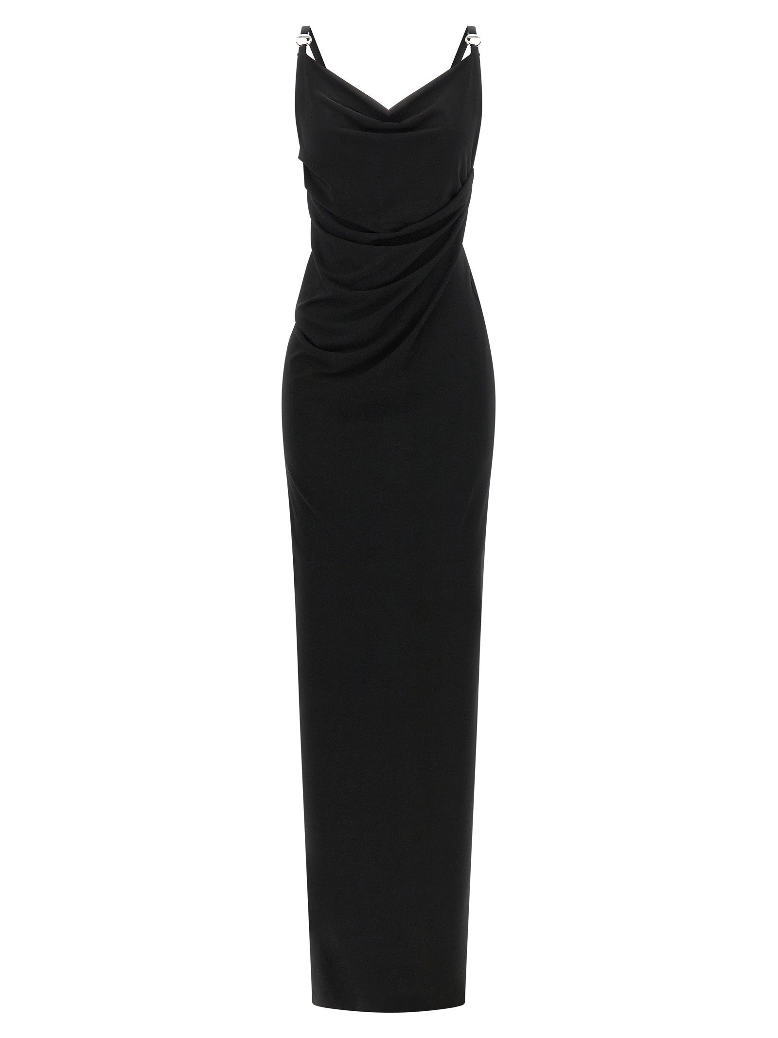 Coperni Metallic Dress Black