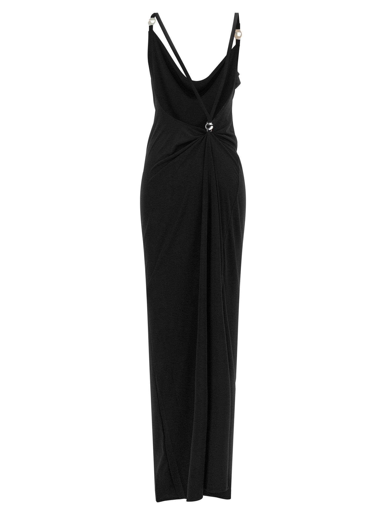 Coperni Metallic Dress Black