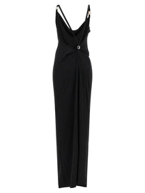 Coperni Metallic Dress Black