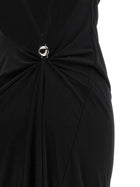 Coperni Metallic Dress Black, view 4
