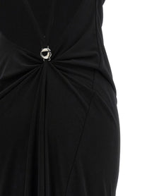Coperni Metallic Dress Black