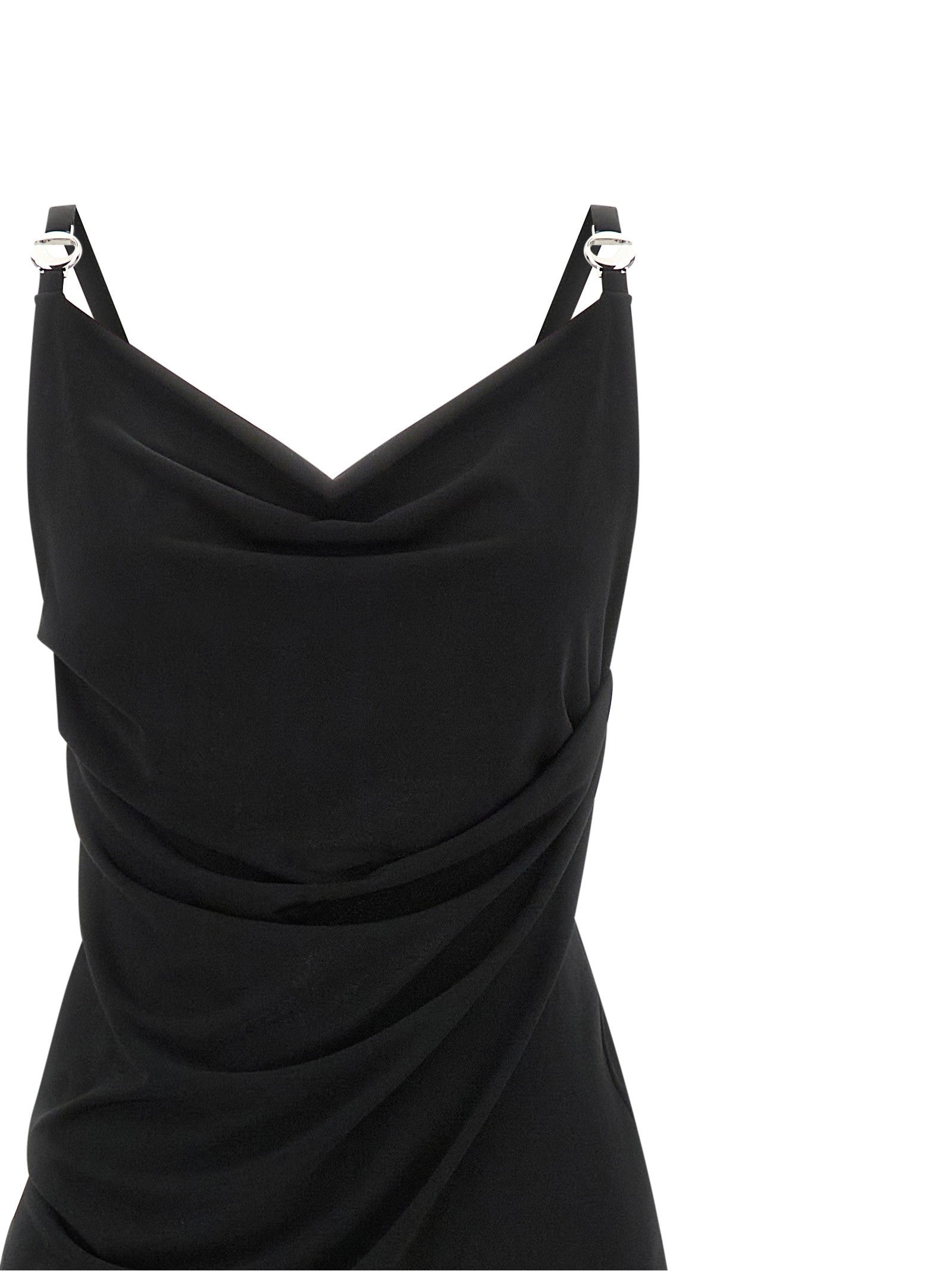 Coperni Metallic Dress Black