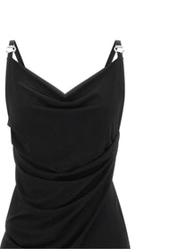 Coperni Metallic Dress Black