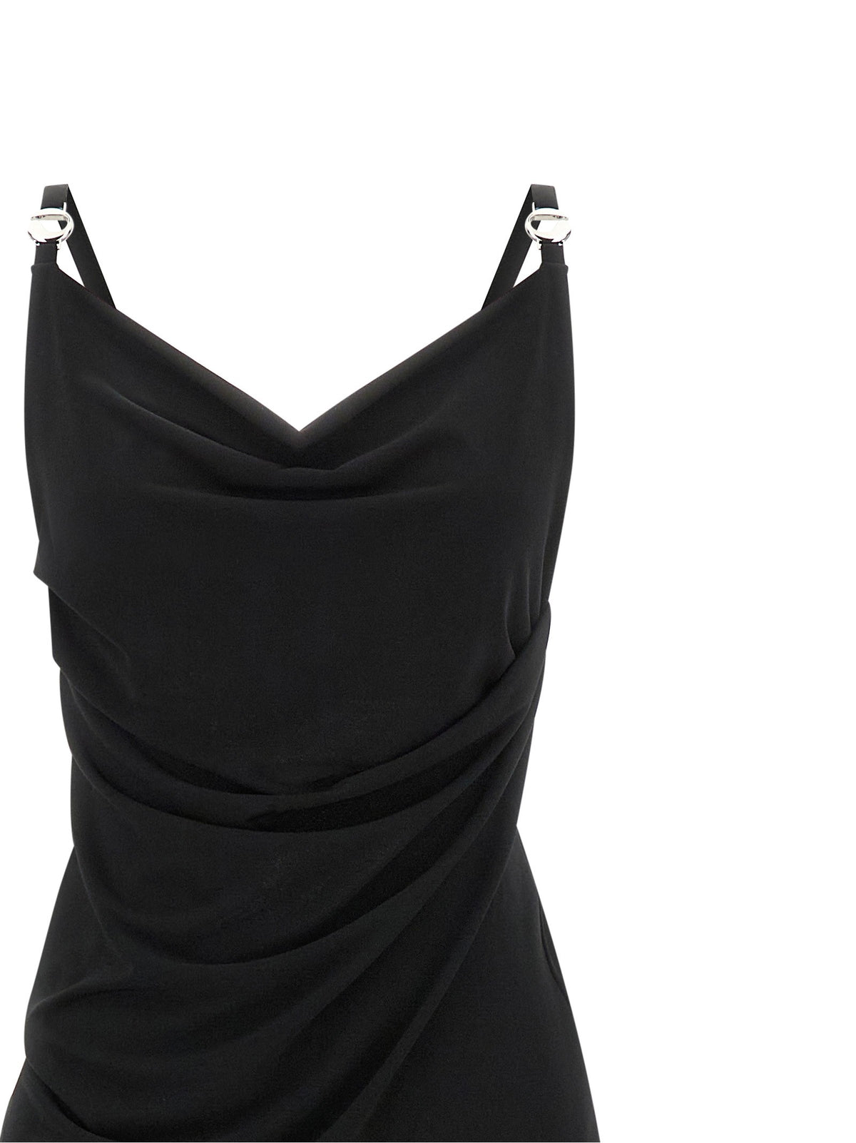 Coperni Metallic Dress Black, view 3