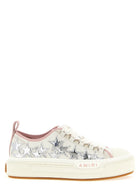 AMIRI Metallic Stars Court Low Sneakers Gold