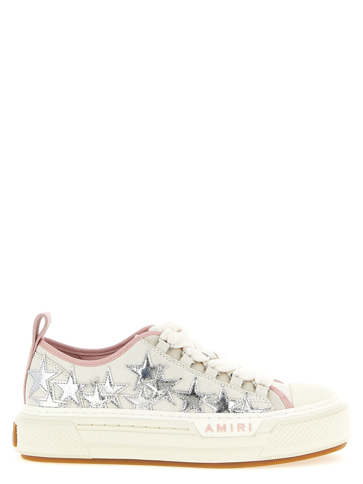 AMIRI Metallic Stars Court Low Sneakers Gold