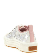 AMIRI Metallic Stars Court Low Sneakers Gold, view 3