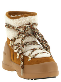 Moon Boot Mezzaluna Beige Ankle Boots Beige