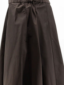 ASPESI Women's Mia Taffeta Skirt Brown