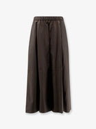 ASPESI Women's Mia Taffeta Skirt Brown