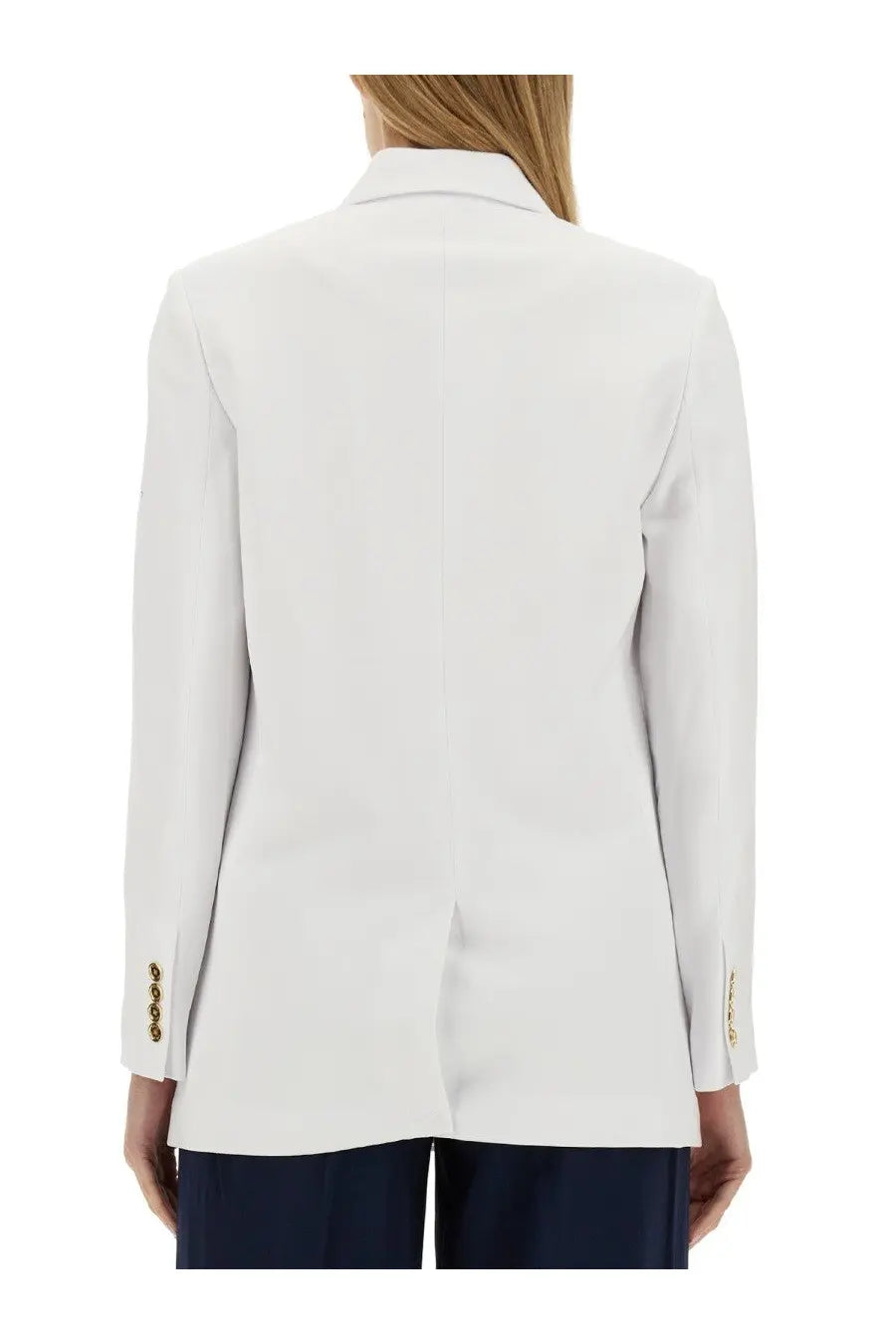 Michael Kors Women's Double Breasted Jacket White, view 3
