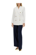 Michael Kors Women's Double Breasted Jacket White, view 2