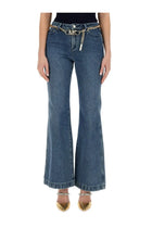 Michael Kors Women's Flare Fit Jeans Blue