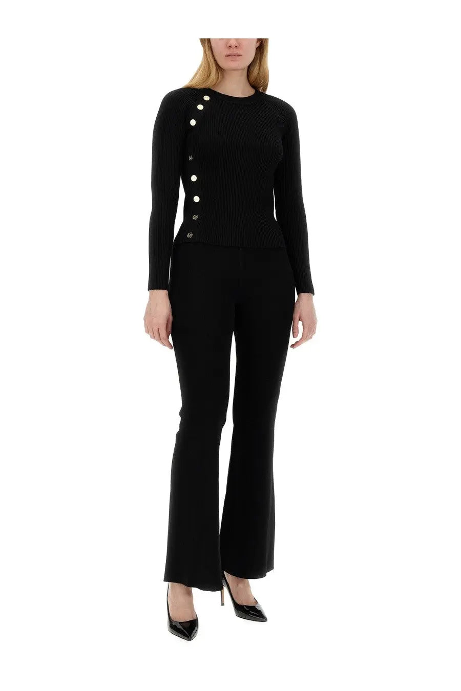 Michael Kors Women's Flare Leggings Black, view 2