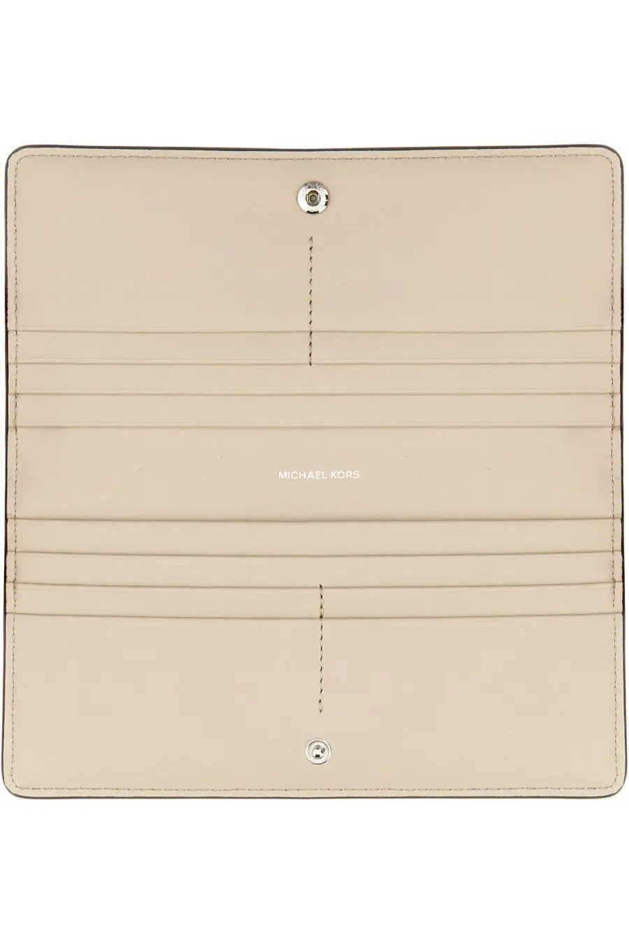 Michael Kors Women's Leather Wallet Beige, view 3