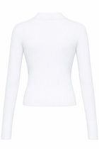 Michael Kors Women's Long Sleeved Polo Shirt White, view 2