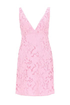 Michael Kors Women's Miniabito in Pizzo Florale Cordonato Blue