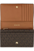 Michael Kors Women's Jet Set Wallet Brown, view 3
