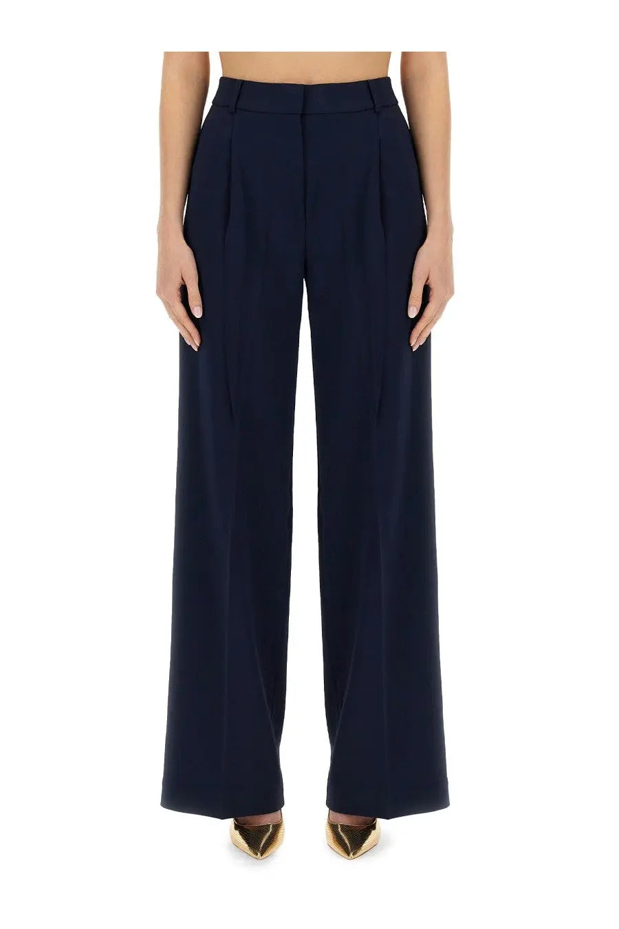 Michael Kors Women's Wide Leg Pants Blue