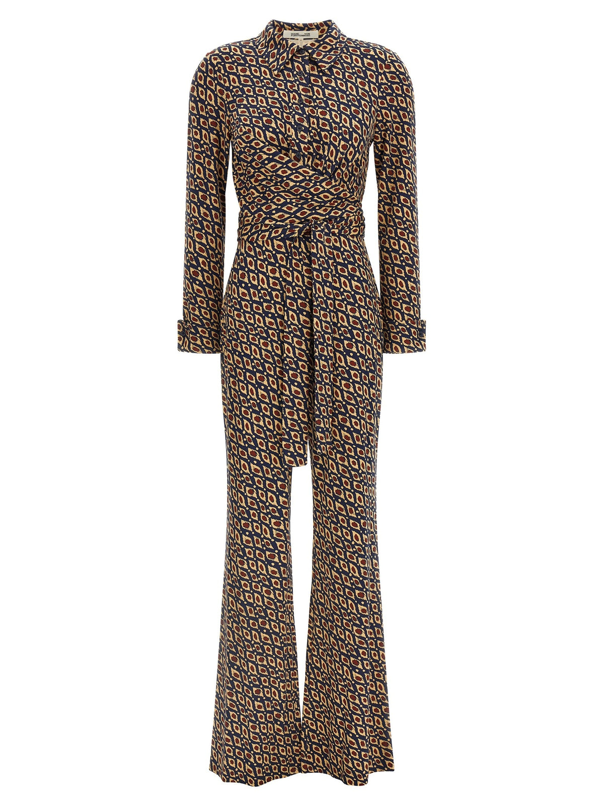 Diane Von Furstenberg Michele Jumpsuit Gold
