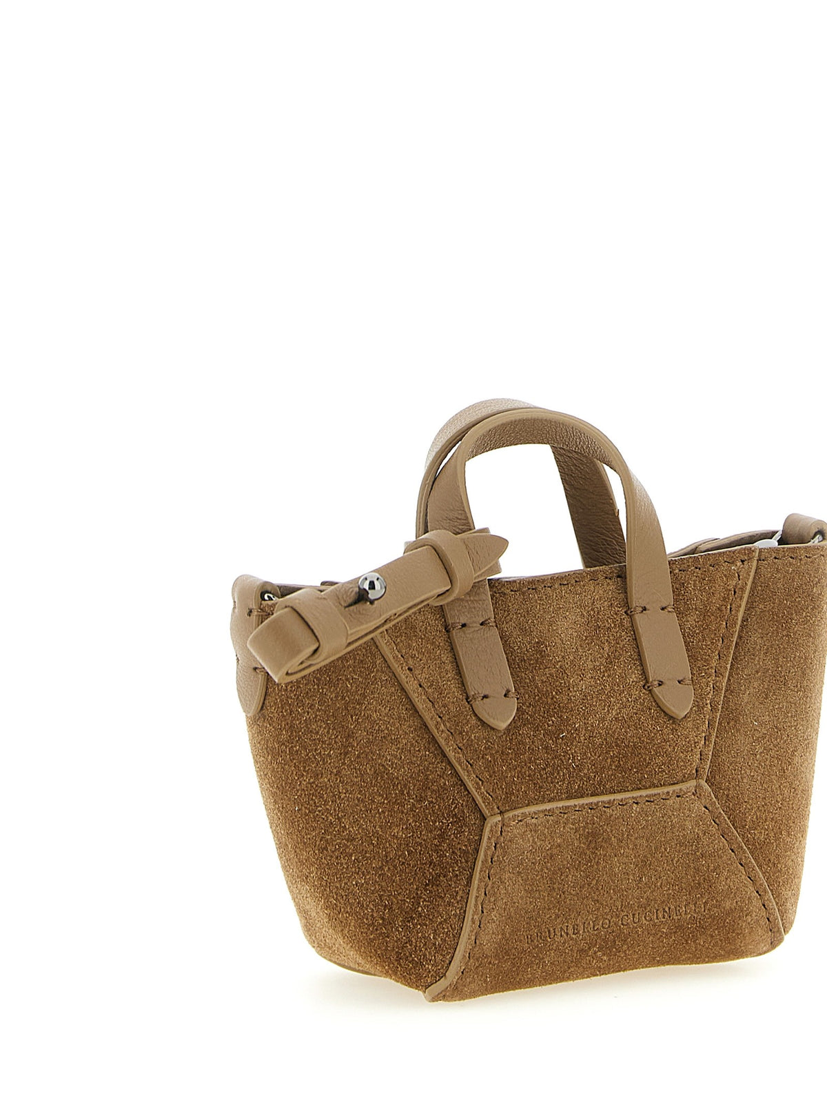Brunello Cucinelli Micro BC Duo Bag Brown