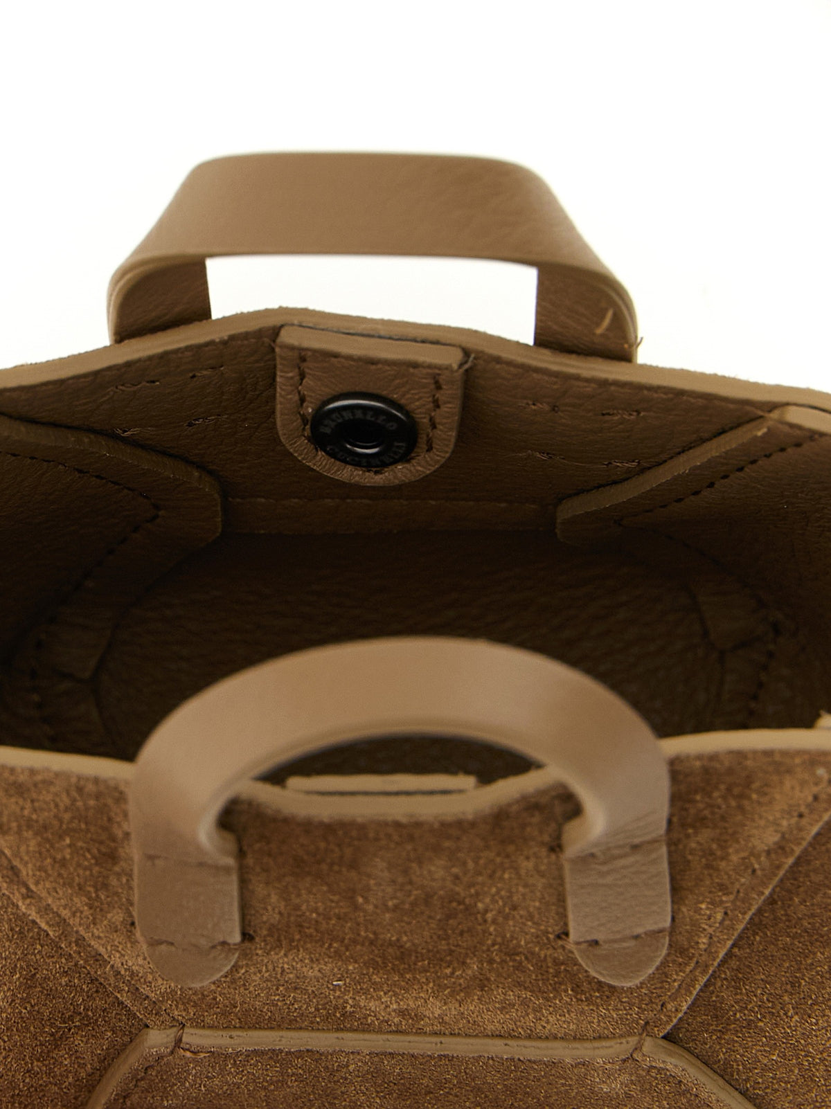 Brunello Cucinelli Micro BC Duo Bag Brown