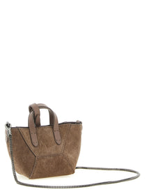 Brunello Cucinelli Micro BC Duo Bag Brown