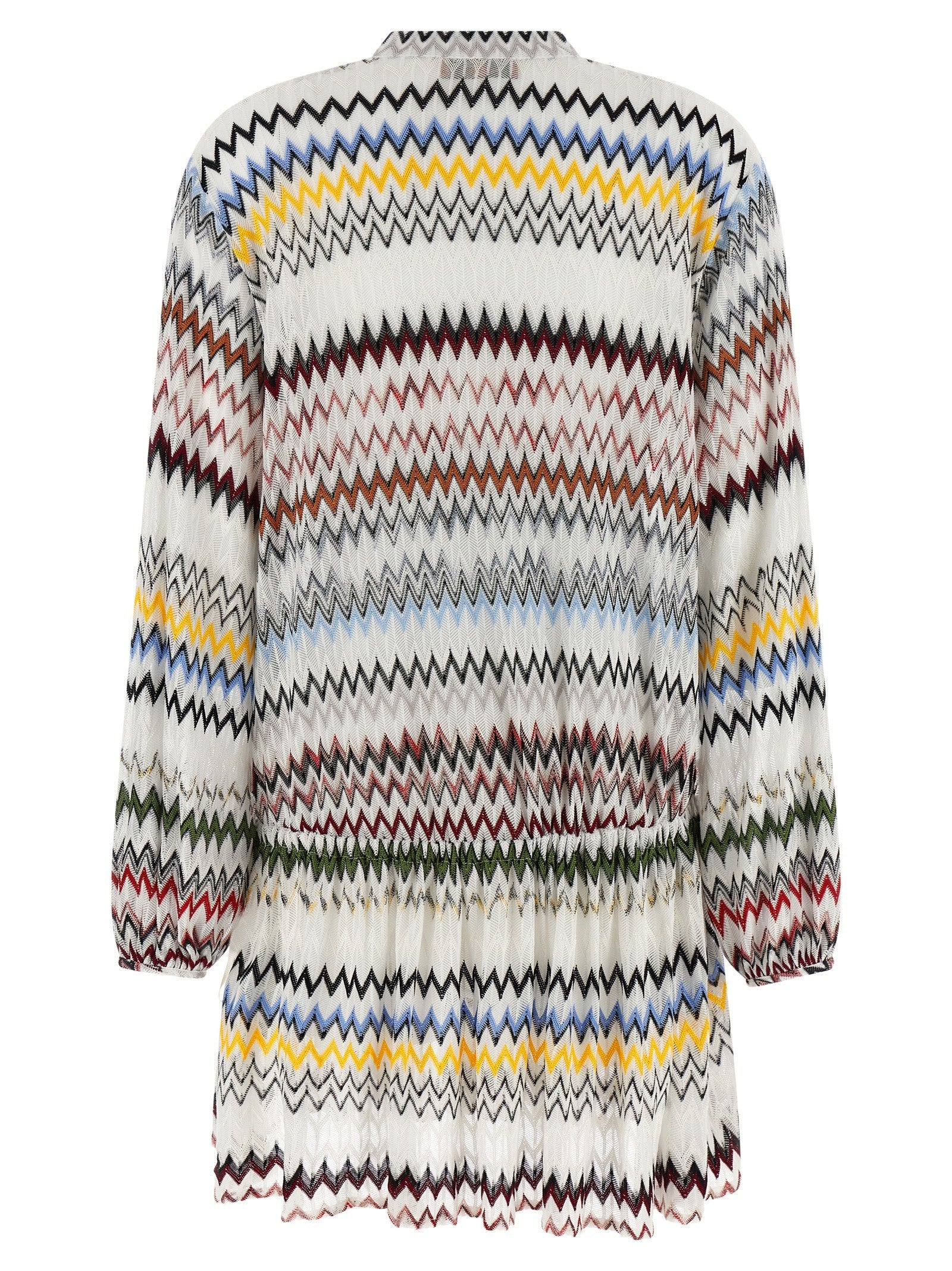 Missoni Micro Chevron Dress White
