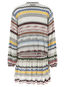 Missoni Micro Chevron Dress White