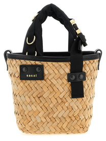 Sacai Micro Hybrid March Handbag Beige