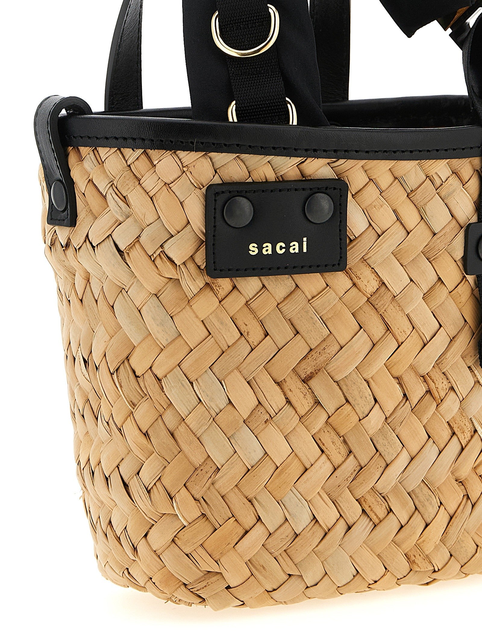 Sacai Micro Hybrid March Handbag Beige