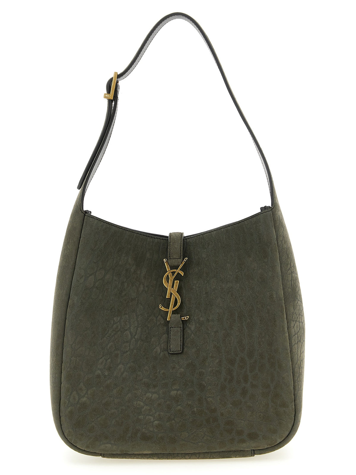 Saint Laurent Micro Le À Shoulder Bag Grey