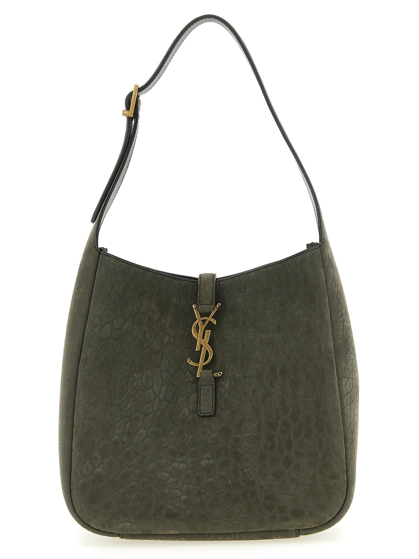 Saint Laurent Micro Le À Shoulder Bag Grey