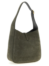 Saint Laurent Micro Le À Shoulder Bag Grey