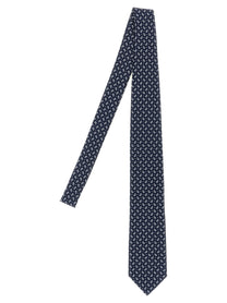 Brioni Micro Paisley Tie Blue