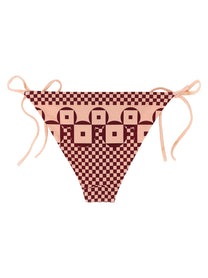 Fendi Micro Patchwork Bikini Briefs Blue