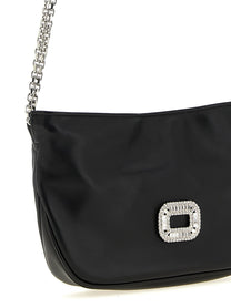 Roger Vivier Micro Pilgrim Clutch Black