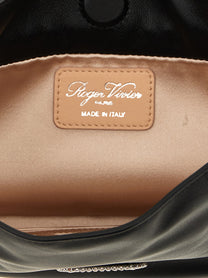 Roger Vivier Micro Pilgrim Clutch Black