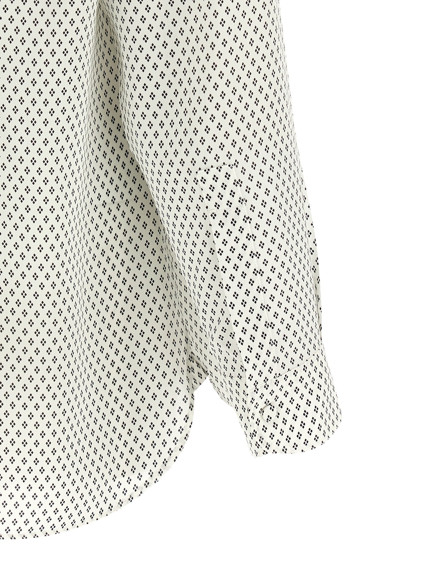 Tom Ford Micro Print Shirt White