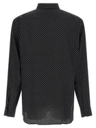 Tom Ford Micro Print Shirt Black, view 2
