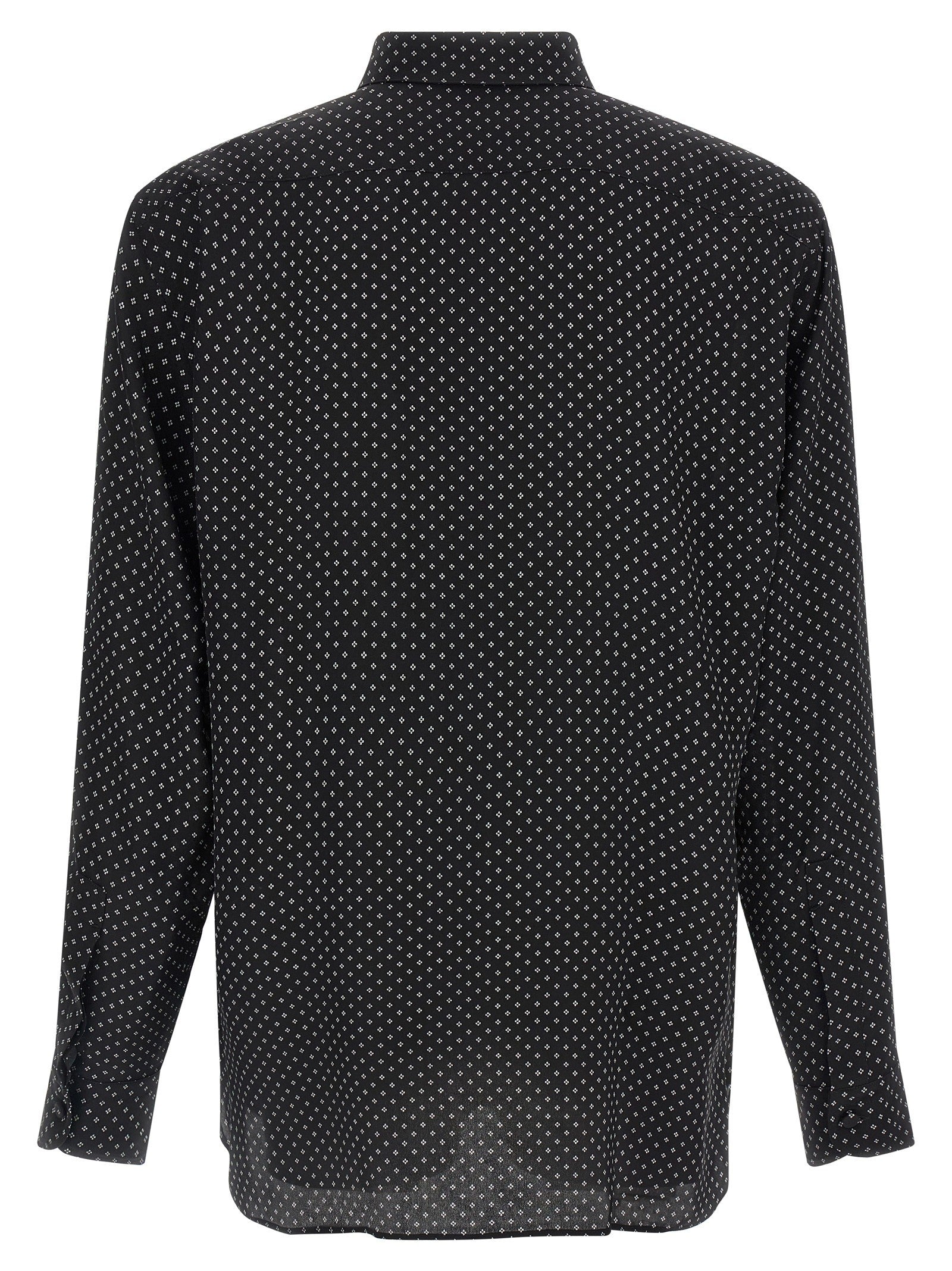 Tom Ford Micro Print Shirt Black