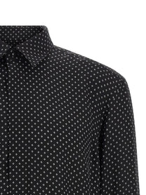 Tom Ford Micro Print Shirt Black