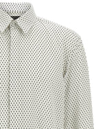 Tom Ford Micro Print Shirt White, view 3