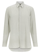 Tom Ford Micro Print Shirt White