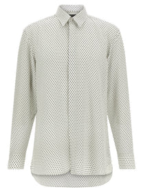 Tom Ford Micro Print Shirt White