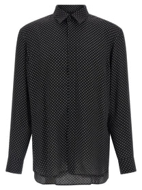 Tom Ford Micro Print Shirt Black